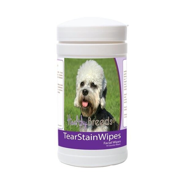 Healthy Breeds 840235172314 Dandie Dinmont Terrier Tear Stain Wipes - 70 Count 840235172314 - main